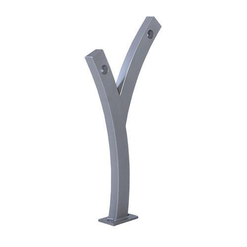 CAD Drawings Wishbone Site Furnishings Parker 2 Space Bike Rack